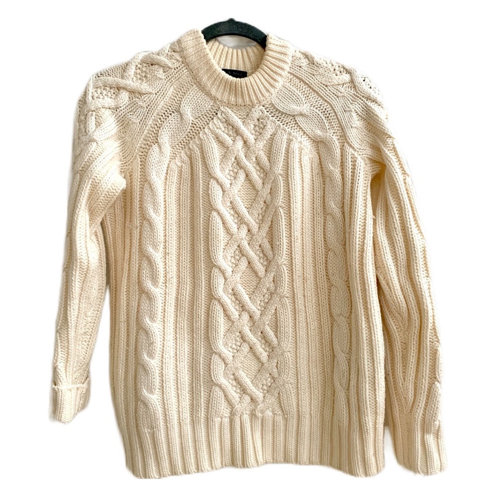 Rag & Bone Fisherman Sweater - Cream